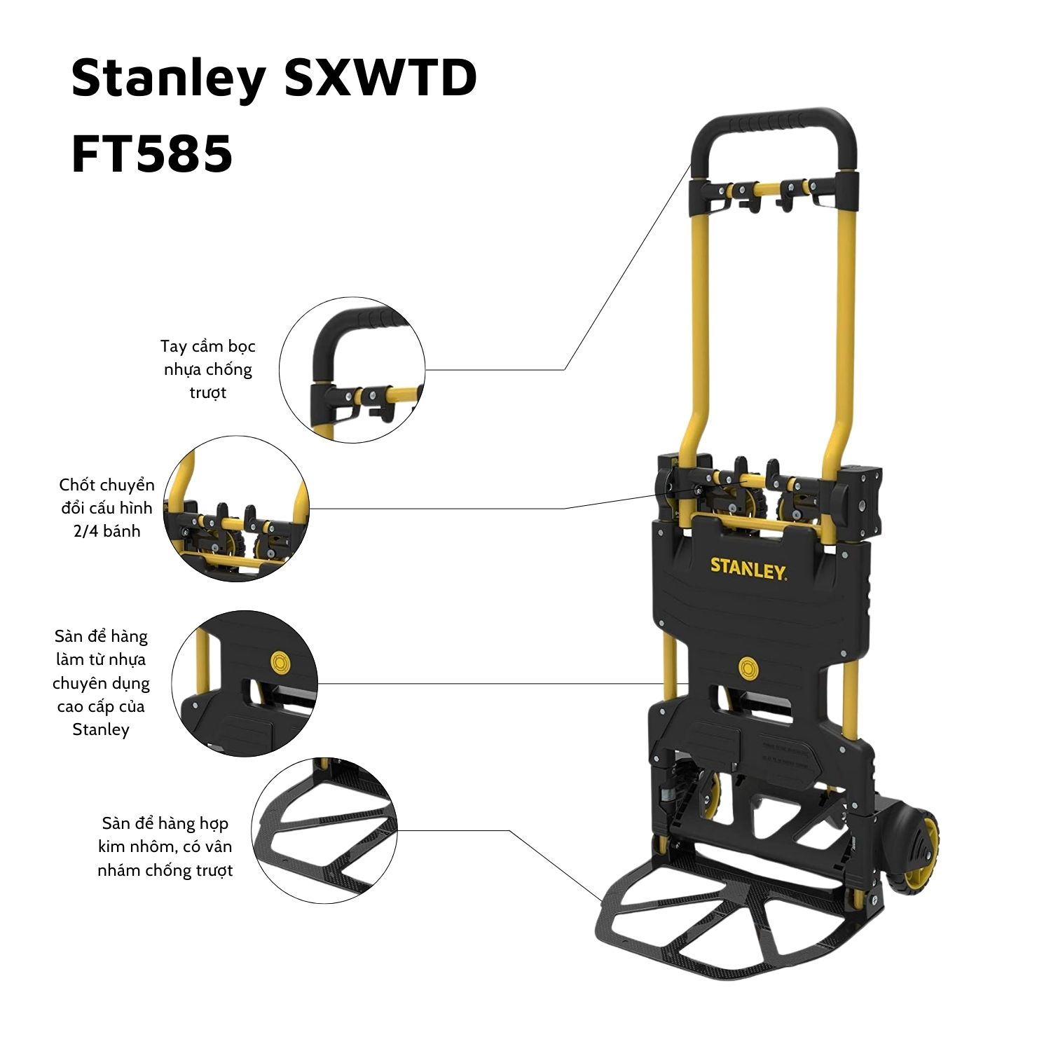 Xe Đẩy Đa Năng Gấp Gọn Stanley FT585