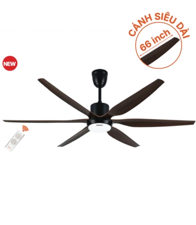 Quạt trần 6 cánh Nanoco NCF6665-PL
