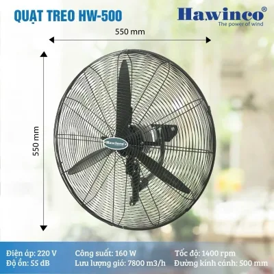 Quạt treo công nghiệp Ha.winco HW 500