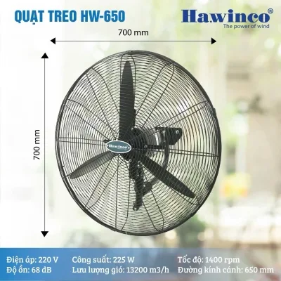 Quạt treo công nghiệp Ha.winco HW 650